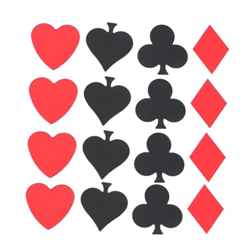 LIFKOME Kreative Poker Konfetti Dekoration Glitzernde Tischdeko für Partys Hochzeiten und Bars Vielseitige Pailletten für Geburtstagsfeiern und Feierlichkeiten von LIFKOME