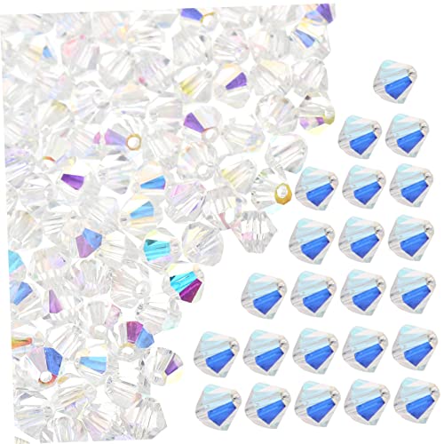 LIFKOME Kristallglas Diamantförmige DIY Perlen Strass Abstandshalter für Armband Schmuckherstellung Auffädeln Bastelperlen Zubehör LIFKOME Kristallglas Diamantförmige DIY Perlen Strass Abstandshalter für Armband Schmuckherstellung Auffädeln Bastelperlen Zubehör von LIFKOME