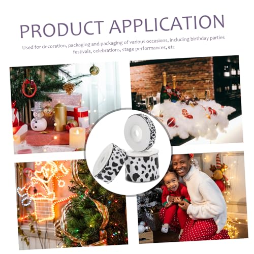 LIFKOME Kuhmuster Wärmeübertragungsdruck Webband DIY Dekoratives Geschenkband Robustes Knitterfreies Bastelband Für Party Hochzeit Shower Festivalgestaltung LIFKOME Kuhmuster Wärmeübertragungsdruck Webband DIY Dekoratives Geschenkband Robustes Knitterfreies Bastelband Für Party Hochzeit Shower Festivalgestaltung von LIFKOME