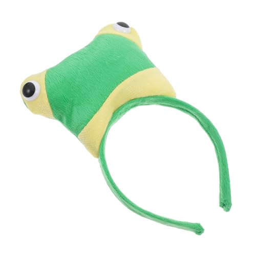 LIFKOME Kuscheliges Frosch Stirnband Tierhaarreifen für Cosplay und Halloween Perfektes Kostümzubehör für Partys und Karneval Vielseitig für Altersgruppen Geeignet von LIFKOME