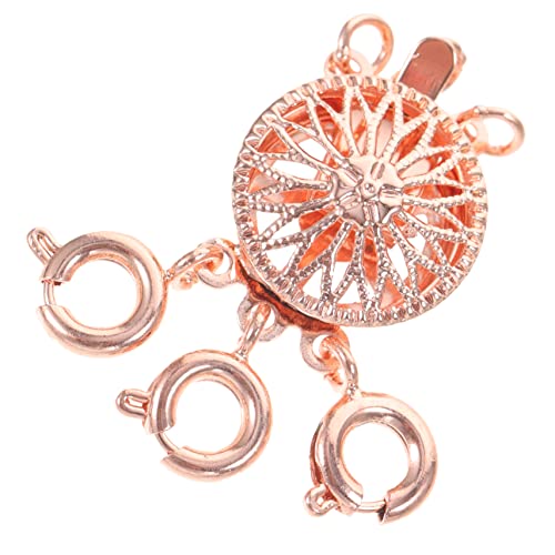 LIFKOME Layered Halskettenschichtverschluss Stilvoller Schmuckverschluss Für Verstellbar Und Leicht Für Doppelte Ketten Und Schmuckdesigns Roségold LIFKOME Layered Halskettenschichtverschluss Stilvoller Schmuckverschluss Für Verstellbar Und Leicht Für Doppelte Ketten Und Schmuckdesigns Roségold von LIFKOME
