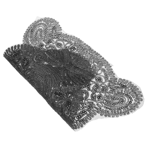 LIFKOME Leopard Aufnäher zum Aufnähen Gestickter Tier patch mit Perlenapplikation Leichte Langlebige Stoffflicken für Kleidung Taschen Hüte und DIY modeaccessoires von LIFKOME
