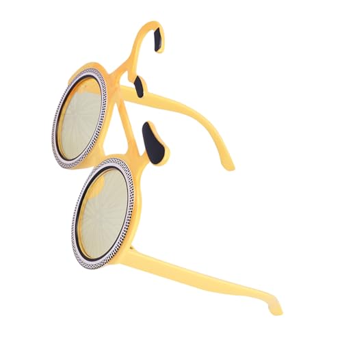 LIFKOME Lustige Partybrille im Fahrrad design Leichtes Langlebiges Material Komfortabel für Lange Nutzung Partyaccessoire für Festivals von LIFKOME