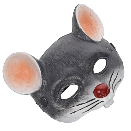 LIFKOME Mäuse Maske aus PU Schaum Karneval Gesichtsmaske für Erwachsene und Leichte Atmungsaktive Party Maske Dunkelgrau Geeignet für Halloween Fasching und Kostümfeste LIFKOME Mäuse Maske aus PU Schaum Karneval Gesichtsmaske für Erwachsene und Leichte Atmungsaktive Party Maske Dunkelgrau Geeignet für Halloween Fasching und Kostümfeste von LIFKOME