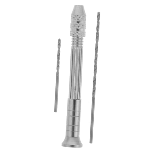 LIFKOME Manueller Metall Handbohrer Set mit Bohrköpfen DIY Kerzenloch Werkzeug für Präzises Bohren bei Kerzen und Vielseitiger Handbohrer für Heimwerker und Bastelprojekte von LIFKOME