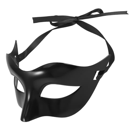 LIFKOME Maskerade Halbgesichtsmaske für Herren Schwarze Halloween und Faschingsmaske Stilvolles Cosplay Accessoire für Karneval Party Bühnenauftritte und Kostümfeiern LIFKOME Maskerade Halbgesichtsmaske für Herren Schwarze Halloween und Faschingsmaske Stilvolles Cosplay Accessoire für Karneval Party Bühnenauftritte und Kostümfeiern von LIFKOME