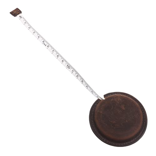LIFKOME Maßband Einziehbar Retro für Körpermessung Tragbar und Präzise für und Zuhause Wahnsinns Kaffefarbe von LIFKOME