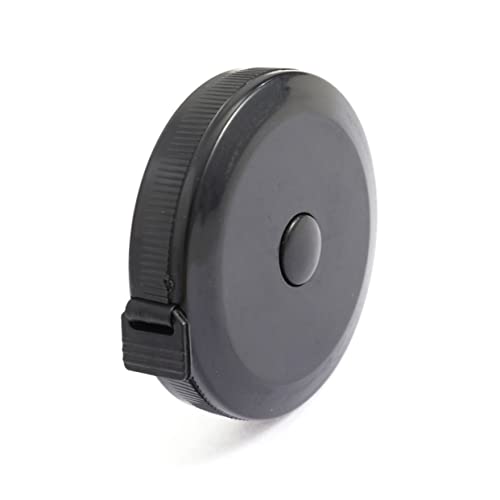 LIFKOME Maßband Schwarz Einziehbares Soft Tape für Körpermessung Robustes und Flexibles Maßband für Diäten und Handwerk Reißfestes mit Klarer von LIFKOME