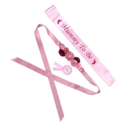 LIFKOME Maternity Sash Set mit Blumen Weicher Bauchgurt und Corsage Tiefrosa Accessoire für Hochzeiten und Feiern Perfektes für Werdende Mütter LIFKOME Maternity Sash Set mit Blumen Weicher Bauchgurt und Corsage Tiefrosa Accessoire für Hochzeiten und Feiern Perfektes für Werdende Mütter von LIFKOME