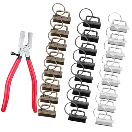 LIFKOME Metall Schlüsselring Teilig mit Farben Zange DIY Schlüsselanhänger Lanyard Clips für Gürtel Taschen Armband Verschlüsse Handliche Bastelzubehör für Handtaschen und Schlüsselbänder LIFKOME Metall Schlüsselring Teilig mit Farben Zange DIY Schlüsselanhänger Lanyard Clips für Gürtel Taschen Armband Verschlüsse Handliche Bastelzubehör für Handtaschen und Schlüsselbänder von LIFKOME