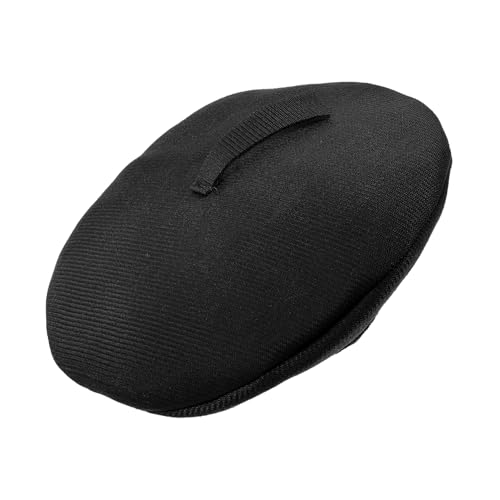 LIFKOME Mini Beret Puppenhut aus Kleine Mütze für Puppendekoration Vielseitiges Leichtes Accessoire für Fotografie Cosplay und DIY Puppenzubehör Schwarzer Filzhut für Puppenhausbedarf von LIFKOME