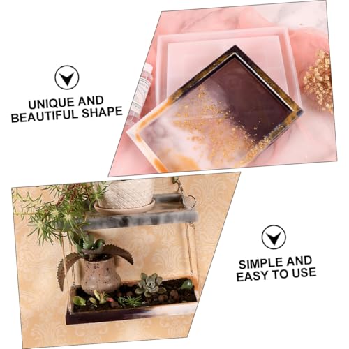 LIFKOME Multifunktionale Epoxidharz Gießform für DIY Blumentablett Vielseitige Harzform für Dekorative Tabletts Individuell Gestaltbares Gießform Kreative Handwerksprojekte LIFKOME Multifunktionale Epoxidharz Gießform für DIY Blumentablett Vielseitige Harzform für Dekorative Tabletts Individuell Gestaltbares Gießform Kreative Handwerksprojekte von LIFKOME