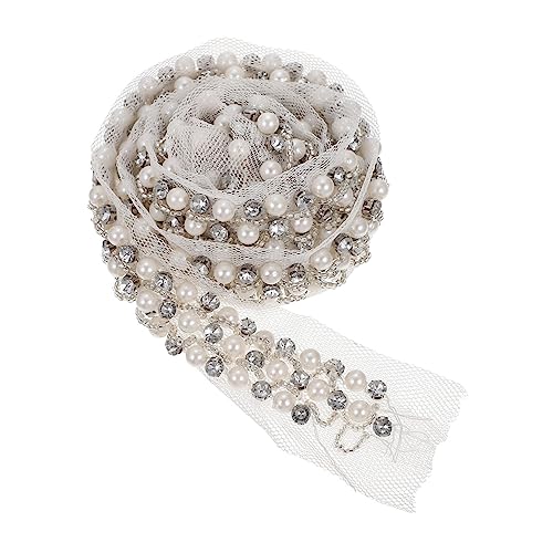 LIFKOME Dekoratives Spitzenband Mit Perlen Und Strasssteinen Multifunktionales Perlenband Für Diy-kleidungsaccessoires Und Dekorationen LIFKOME Dekoratives Spitzenband Mit Perlen Und Strasssteinen Multifunktionales Perlenband Für Diy-kleidungsaccessoires Und Dekorationen von LIFKOME