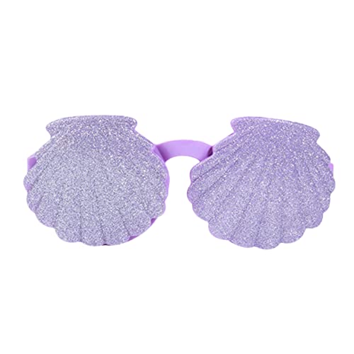 LIFKOME Muschelbrille Süße Muschelbrille Party Dekobrille Requisitenbrille Neuheitsbrille Lustige Brille Fake Brille Karnevalsbrille PC von LIFKOME