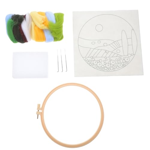 LIFKOME Nadel Filz für Anfänger mit Komplettem Werkzeugset Diy Wollfilz Bastelset für Herbstdekorationen Detailreicher Anleitung und Stabilem Material für Familienhandwerk von LIFKOME