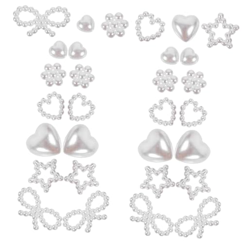 LIFKOME Nail Charms Perlen Nageldekoration DIY Nail Art Zubehör Stilvolle Perlennagelverzierung für Frauen und Mädchen Einfache Anwendung für Individuelle Maniküre von LIFKOME