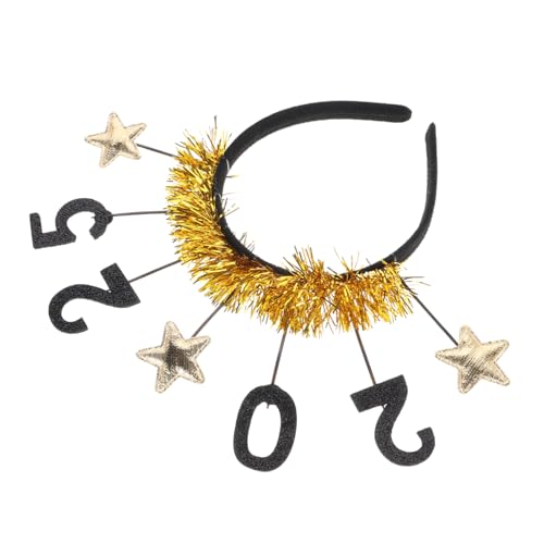 LIFKOME Neujahrs Stirnband mit Sternblüten Festliches Haarband für Erwachsene Leichter Modisches Party Accessoire Auffälliger Kopfschmuck für Silvesterfeier und Jahreswechsel LIFKOME Neujahrs Stirnband mit Sternblüten Festliches Haarband für Erwachsene Leichter Modisches Party Accessoire Auffälliger Kopfschmuck für Silvesterfeier und Jahreswechsel von LIFKOME