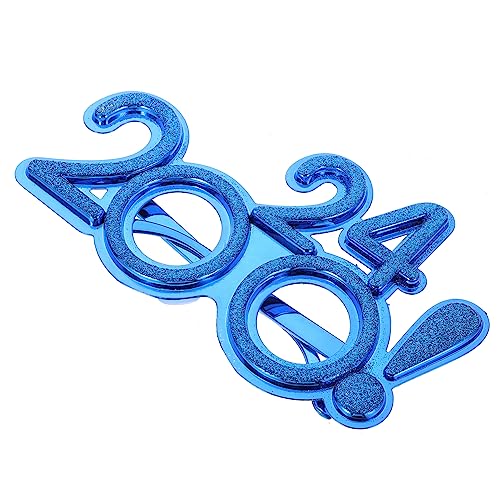 LIFKOME Neujahrsbrille Partybrille LED Lustige Digitale Augenbedeckung Blau Für Silvester Feier Geburtstag Festlichkeiten von LIFKOME