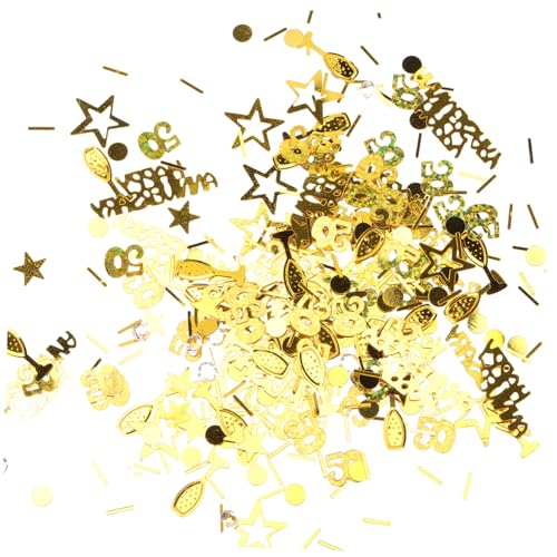 LIFKOME Packungen Pack Konfetti Glitzer für Hochzeitsfeier Farbige Tischdeko mit Happy Anniversary Motiven für Feierlichkeiten Einladungen und LIFKOME Packungen Pack Konfetti Glitzer für Hochzeitsfeier Farbige Tischdeko mit Happy Anniversary Motiven für Feierlichkeiten Einladungen und von LIFKOME