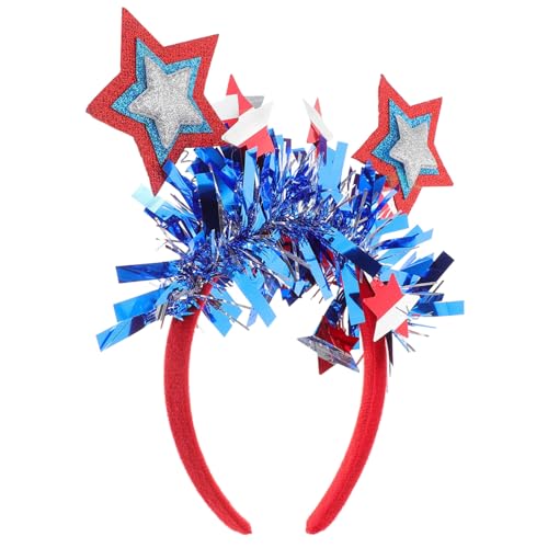 LIFKOME Patriotisches Stirnband mit Rotem Weißem und Blauem Fünf punkte stern Leichtes Einstellbares Haarband für Unabhängigkeitstag Party Parade und Amerikanische Festlichkeiten Unisex LIFKOME Patriotisches Stirnband mit Rotem Weißem und Blauem Fünf punkte stern Leichtes Einstellbares Haarband für Unabhängigkeitstag Party Parade und Amerikanische Festlichkeiten Unisex von LIFKOME
