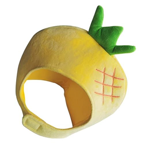LIFKOME Plüsch Ananas Kopfbedeckung Flexibel Partyhut Cosplay Foto Requisite für Karneval Halloween Kostümparty LIFKOME Plüsch Ananas Kopfbedeckung Flexibel Partyhut Cosplay Foto Requisite für Karneval Halloween Kostümparty von LIFKOME