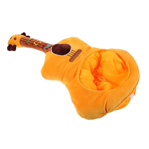 LIFKOME Plüsch Gitarren Kostüm Hut Weiches Leichtes Party-accessoire für Lustiger Cartoon Headpiece als Foto-requisite und Bühnenhut für Geburtstags Festveranstaltungen von LIFKOME