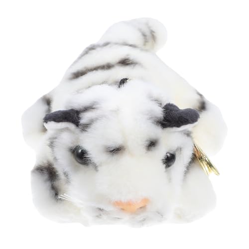 LIFKOME Plüschspielzeug Schlüsselbund Anhänger Süßer Tasche Charme Für Kinder Entzückende Tigerpuppe Keyring Rucksack Anhänger Plüsch Tigerpuppe Anhänger Für Bag Tasche Schoolbag von LIFKOME
