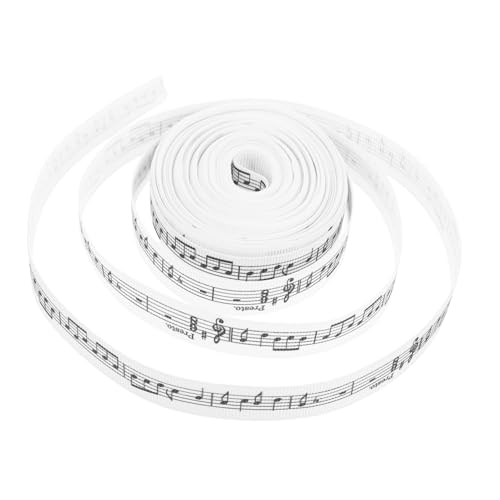 LIFKOME Polyester Geschenkband mit Bunten Musiknoten Breit Vielseitig für DIY Basteln Geschenkverpackung Dekoration und Festliche Anlässe LIFKOME Polyester Geschenkband mit Bunten Musiknoten Breit Vielseitig für DIY Basteln Geschenkverpackung Dekoration und Festliche Anlässe von LIFKOME