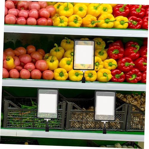 LIFKOME Preisetikettenhalter mit Clip Langlebiger Pvc abs Halter für Supermarkt Universeller Merchandise Sign Holder Stabiler Preisschild Aufsteller für Einfache Preisanzeige LIFKOME Preisetikettenhalter mit Clip Langlebiger Pvc abs Halter für Supermarkt Universeller Merchandise Sign Holder Stabiler Preisschild Aufsteller für Einfache Preisanzeige von LIFKOME
