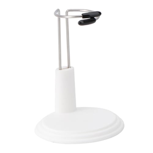 LIFKOME Puppenständer Weiß Edelstahl Stabiler Figurenhalter Für Dolls Display Holder Vielseitiger Ständer Für Puppen Sicherer Halt Und Einfache Handhabung von LIFKOME