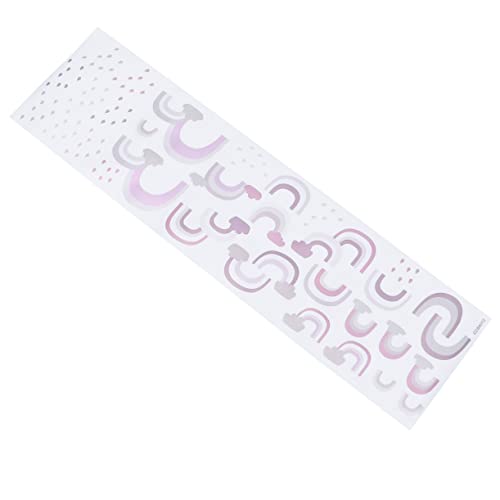 LIFKOME Regenbogen Tropfen Wandaufkleber Wandornament für Kinderzimmer Selbstklebendes PVC Wandtattoo für Schlafzimmer und Wohnräume Einfache Anwendung Entfernung Rückstände von LIFKOME