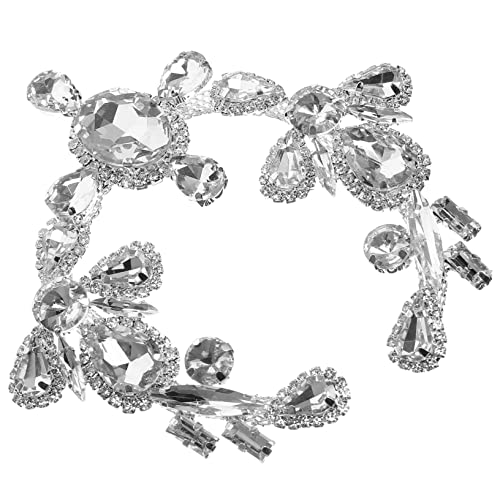 LIFKOME Rhinestone Applique Patch Weiß Große Ellipse Strasssteine Aufnäher Glitzernde Kleidungsdeko Zum Aufnähen Für Schuhe Taschen DIY Modeschmuck Kette LIFKOME Rhinestone Applique Patch Weiß Große Ellipse Strasssteine Aufnäher Glitzernde Kleidungsdeko Zum Aufnähen Für Schuhe Taschen DIY Modeschmuck Kette von LIFKOME