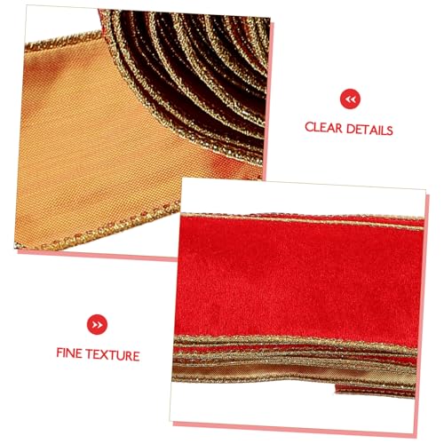 LIFKOME Rotes Samtband Cuttable Geschenkband Polyester Schleifenband für Geschenkverpackung DIY Haaraccessoires Festival Basteln Langlebig und Vielseitig LIFKOME Rotes Samtband Cuttable Geschenkband Polyester Schleifenband für Geschenkverpackung DIY Haaraccessoires Festival Basteln Langlebig und Vielseitig von LIFKOME