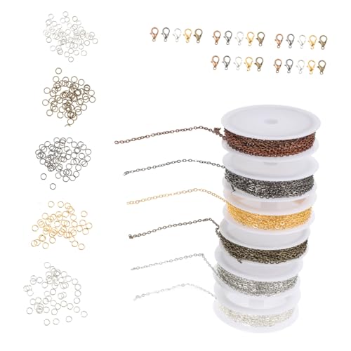 LIFKOME Schmuckherstellungs Robusten Claw verschlüssen Vielseitiges DIY bastelzubehör für Armbänder und Halsketten Inklusive Biegeringe für Originelles Ketten Selbermachen LIFKOME Schmuckherstellungs Robusten Claw verschlüssen Vielseitiges DIY bastelzubehör für Armbänder und Halsketten Inklusive Biegeringe für Originelles Ketten Selbermachen von LIFKOME