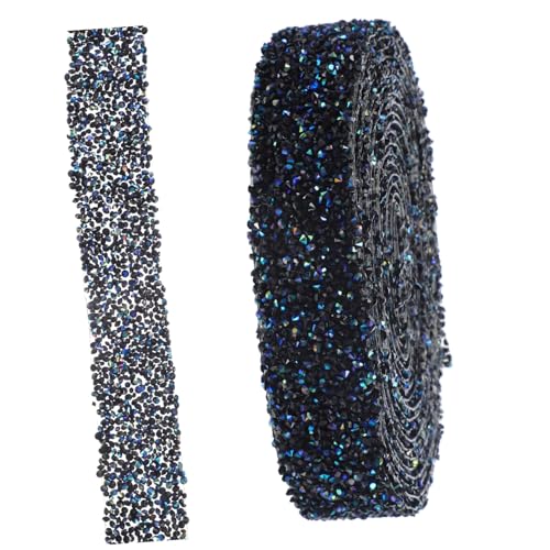 LIFKOME Selbstklebendes Strassband Breit Funkelnde Resin diamantverzierung für Kleidung Hochzeit DIY Dekoration Vielseitiges Zubehör für Schuhe Taschen und Party von LIFKOME