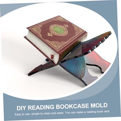LIFKOME Silicone Bookshelf Mold Flexibel Transparent DIY Epoxidharz Gießform Kompakt Leicht für Individuellen Buchständer Kreative Dekoration LIFKOME Silicone Bookshelf Mold Flexibel Transparent DIY Epoxidharz Gießform Kompakt Leicht für Individuellen Buchständer Kreative Dekoration von LIFKOME