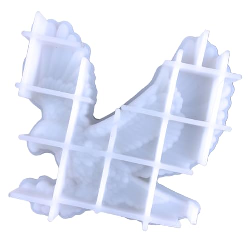 LIFKOME Silikon Eagle Form für Epoxidharz Flexibles DIY Gießform für Adler Dekorationen Halbstereo Adler Silikonform für Wandkunst und Handgemachte Ornamente von LIFKOME