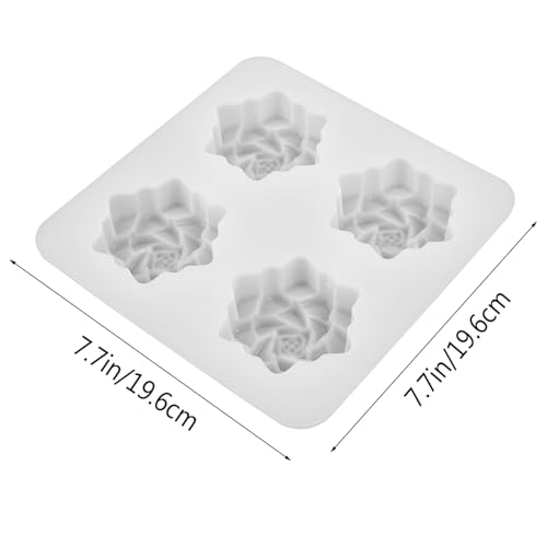 LIFKOME Silikon Seifenform Vierfach Blütenmotiv DIY Seifenherstellung Handgemachte Seifen Gießform Originelles Bastelset für Individuelle Kerzen und Seifen LIFKOME Silikon Seifenform Vierfach Blütenmotiv DIY Seifenherstellung Handgemachte Seifen Gießform Originelles Bastelset für Individuelle Kerzen und Seifen von LIFKOME