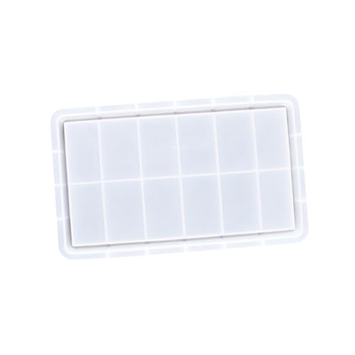 LIFKOME Silikonform DIY Gießform Rechteckig Mittlere Flexible Epoxidharz Form für Snack Schmuck tablett Hitzebeständig Wiederverwendbar zum Basteln und Dekorieren Zuhause von LIFKOME