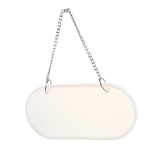 LIFKOME Silikonform DIY Tropfenharz Türschild Oval Teilig Wiederverwendbar Weich Langlebig für Epoxidharz Seife Handwerk Kreative Bastelprojekte Zuhause und Laden von LIFKOME