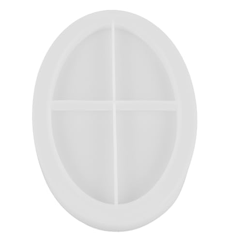 LIFKOME Silikonform Ovaler Schmucktablett Gießform DIY Epoxidharz Tray Basteln Wiederverwendbar Originelles Schmuckhalter Zubehör für Individuelle Dekoration von LIFKOME