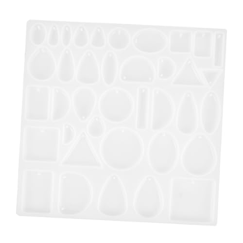 LIFKOME Silikonform für Schlüsselanhänger und Schmuck DIY Kristall Epoxidharz Gießform Langlebig und Benutzerfreundlich für Kreative Handarbeiten für Ohrringe und Dekorationen von LIFKOME