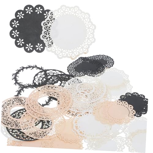 LIFKOME Spitzen dekorpapier für Scrapbooking pro Packung Retro design DIY Journal Tagebuchpapier Geeignet für Kreative Bastelprojekte und Individuelle Notizbücher von LIFKOME