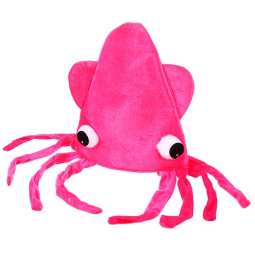 LIFKOME Squid Hat Lustiger Velours Hut für Karneval und Mottopartys Einzigartiges Kostümzubehör Accessoire für Kreative Auftritte und Piraten Partys von LIFKOME