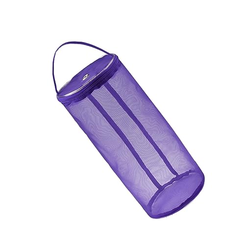 LIFKOME Storage Bag Lila Netztasche für Handarbeiten Häkeln und Stricken für Knitting Supplies und Zubehör für Zuhause und Unterwegs von LIFKOME