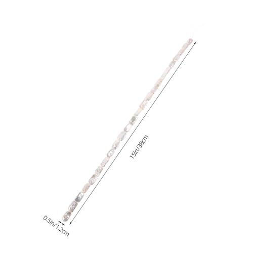 LIFKOME Süßwasserperlen Strang Barocke Unregelmäßige Weiße Kultivierte Perlen Für Schmuckherstellung Vorbohrte Einzelperlen Für DIY Ohrringe Armbänder Halsketten Strand LIFKOME Süßwasserperlen Strang Barocke Unregelmäßige Weiße Kultivierte Perlen Für Schmuckherstellung Vorbohrte Einzelperlen Für DIY Ohrringe Armbänder Halsketten Strand von LIFKOME