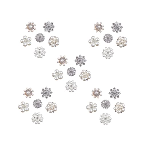 LIFKOME Teiliges Alloy strass Perlen DIY Flacher Basis Vielseitige Schmuckzubehör für Broschen Haarspangen Haarbänder und Handyzubehör Langlebige Modische Dekoration für Damen Gemischte LIFKOME Teiliges Alloy strass Perlen DIY Flacher Basis Vielseitige Schmuckzubehör für Broschen Haarspangen Haarbänder und Handyzubehör Langlebige Modische Dekoration für Damen Gemischte von LIFKOME