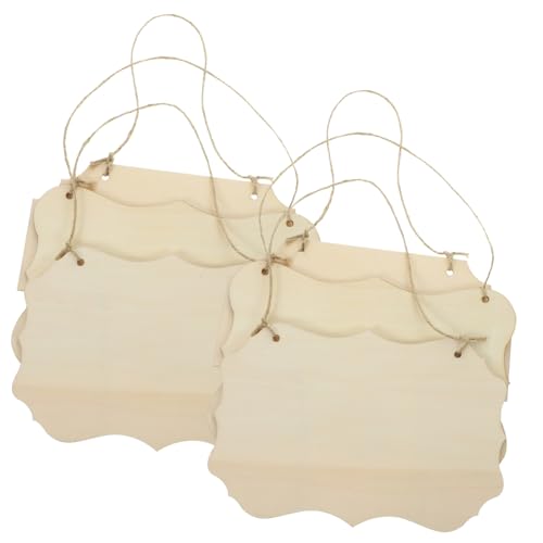 LIFKOME Teiliges DIY Holzschild mit Aufhängevorrichtung Blanko Holztafeln für Malerei und Beschriftung Vielseitige Dekoration für Türen Fenster Wände für Handwerk und Geschenke von LIFKOME