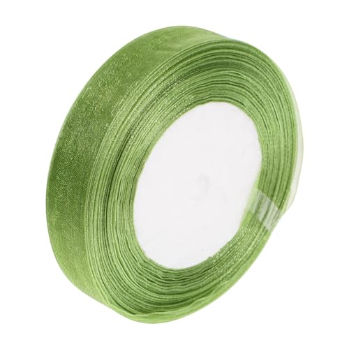 LIFKOME Tüllband Rolle Schneidbares Geschenkband für Festivals Dichte Struktur ohne Ausfransen Vielseitiges Bastel Verpackungsband für Schleifen DIY Blumen und Geschenkverpackung von LIFKOME