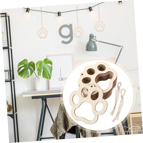 LIFKOME Umweltfreundliche Holzscheiben Baumwollschnur Dekorative Baumscheiben zum Basteln DIY Holzanhänger Langlebige Holzplättchen für Kreative Hängedekoration LIFKOME Umweltfreundliche Holzscheiben Baumwollschnur Dekorative Baumscheiben zum Basteln DIY Holzanhänger Langlebige Holzplättchen für Kreative Hängedekoration von LIFKOME